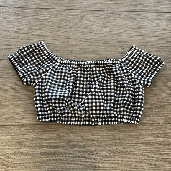 Wilfred Gingham Cropped Top - Picture 1 of 3
